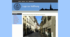 Desktop Screenshot of logezurhoffnung.ch